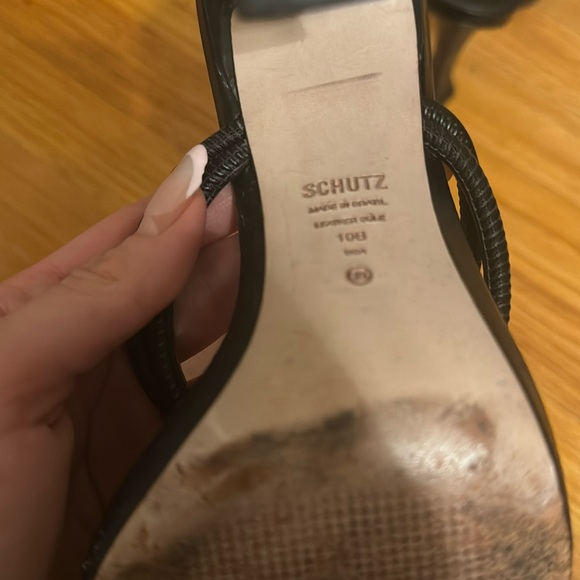 Schutz Sandal heel black - size 10 - Picture 7 of 7